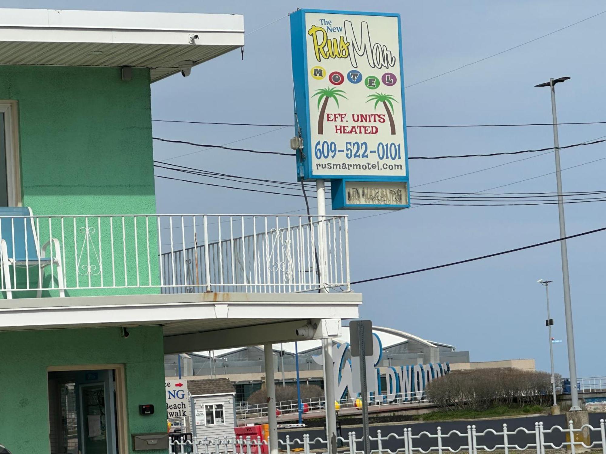 Rus Mar Motel Wildwood Beach & Boardwalk Exterior photo